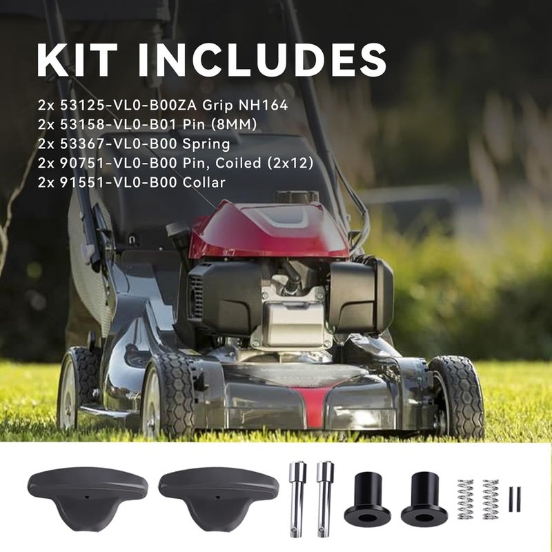 Ciuouient 06530-VL0-315ZA Handle Height Adjuster Kit (2SET) Compatible with Honda Models HRR216K6, HRX217K2 Lawn Mower,Replaces 06530-VL0-305ZA,53158-VL0-B01 - Image 3